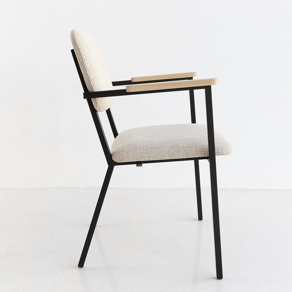 Design modern dining chair | Co Chair with armrest  olbia sand03 | Studio HENK| 