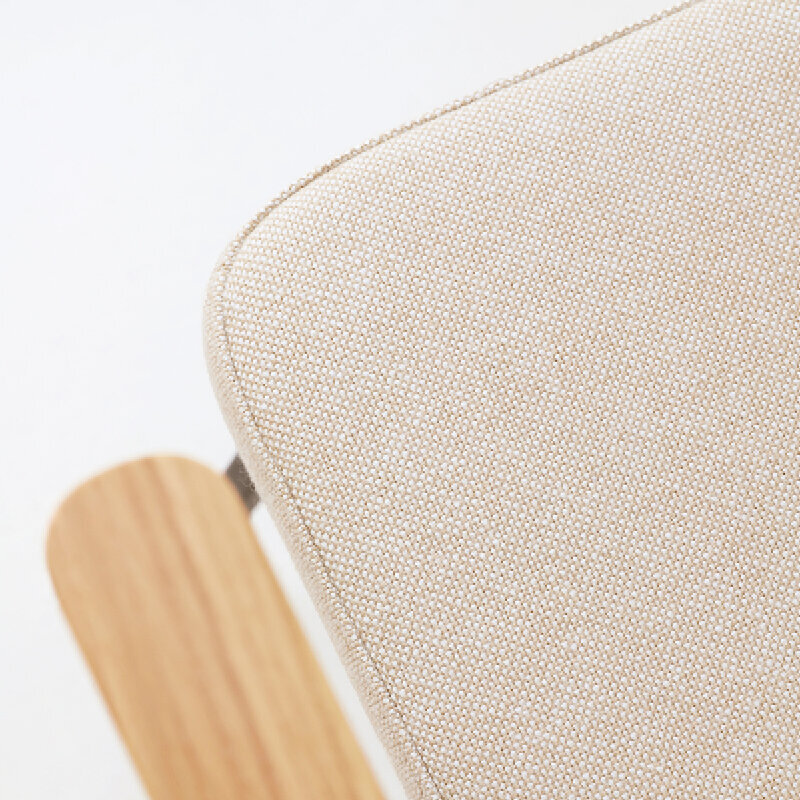 Design modern dining chair | Co Chair with armrest Light Brown brema sand03 | Studio HENK| 