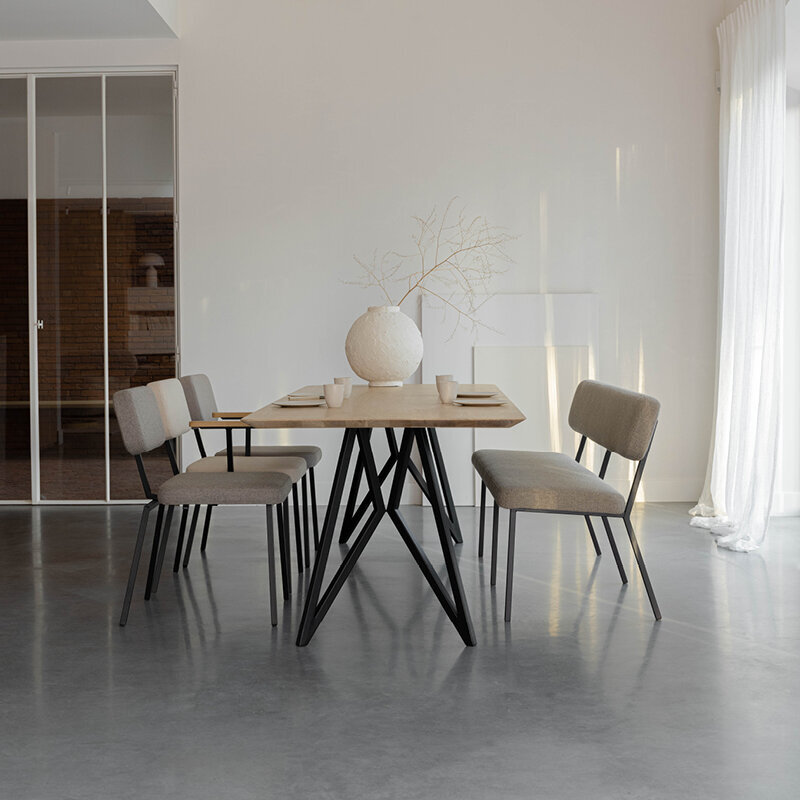 Design modern dining chair | Ode Chair without armrest  hallingdal65 190 | Studio HENK| 