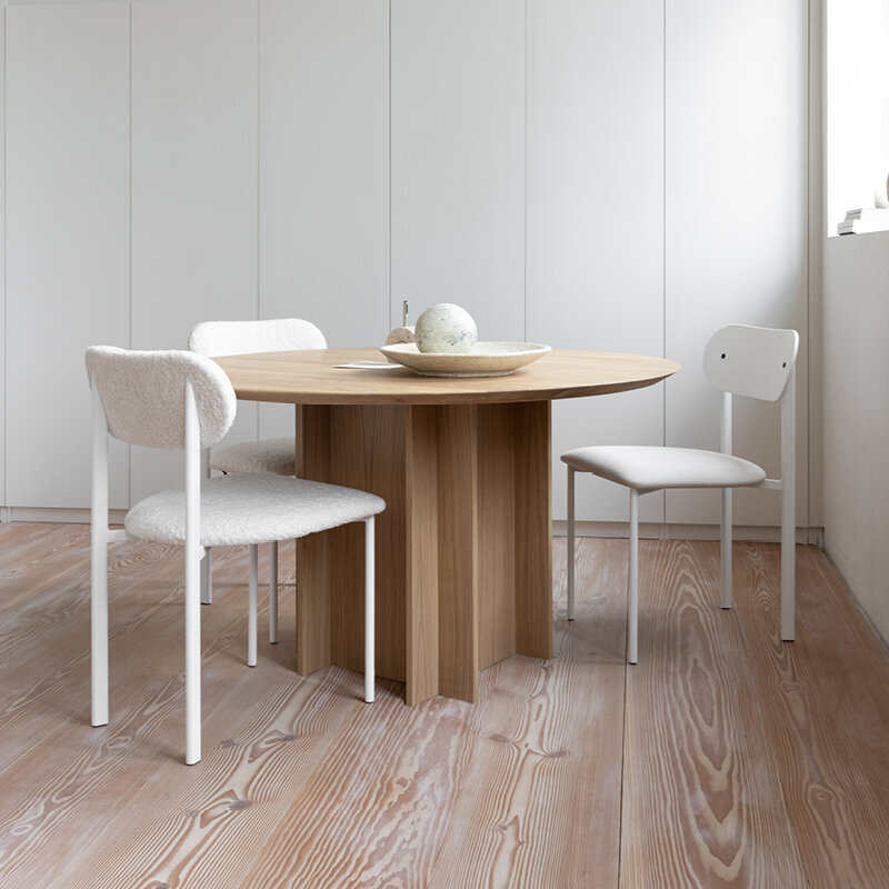 Design modern dining chair | Oblique Dining Chair upholstered  bear 200 | Studio HENK| 