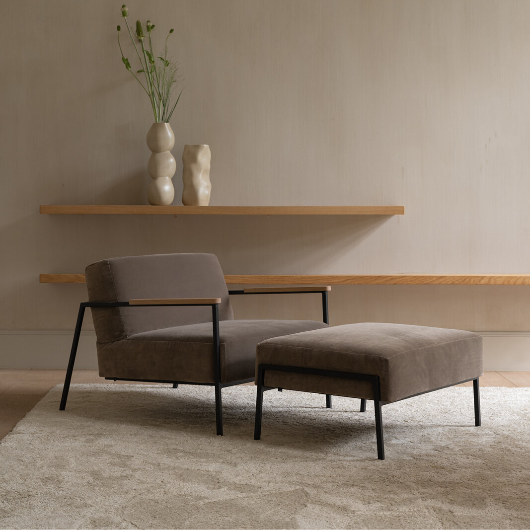 Design modern sofa | Co lounge chair 1 seater  hallingdal65 166 | Studio HENK| 