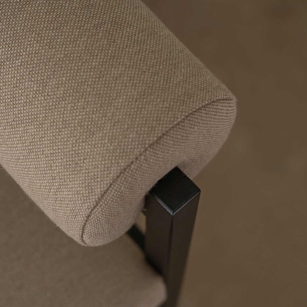 Design stool Bolster Stool 65 | olbia taupe12 | Studio HENK| 