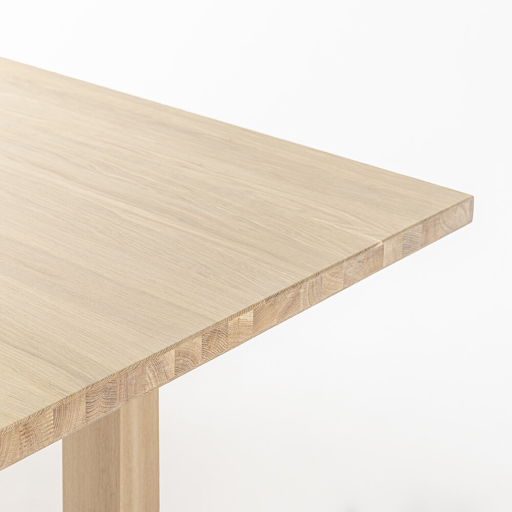 Rectangular Design dining table | Base Table Oak smoked stain | Oak smoked | Studio HENK| 