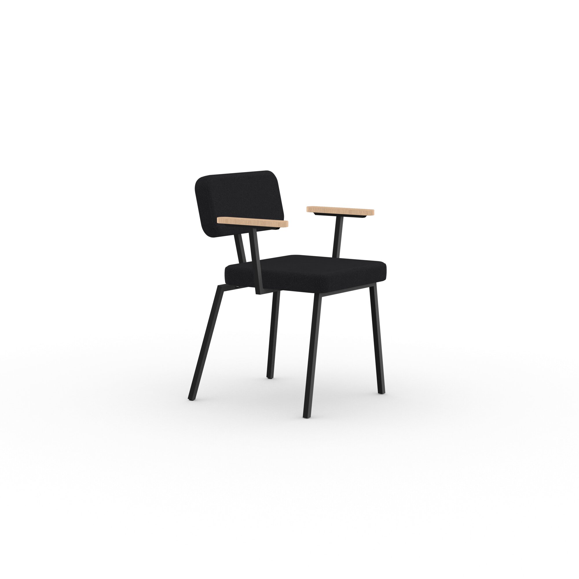 Design modern dining chair | Ode Chair with armrest  hallingdal65 190 | Studio HENK| 