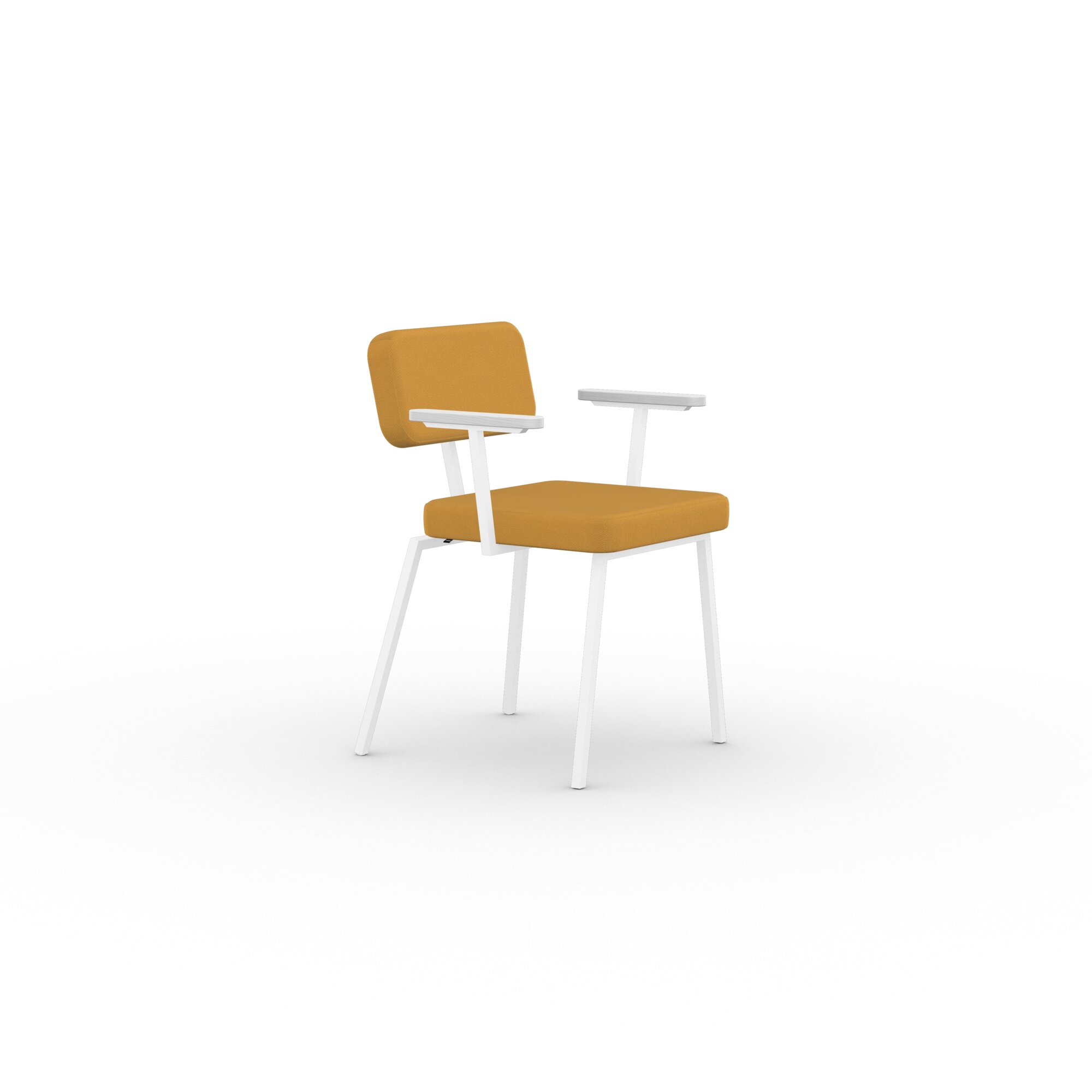Design modern dining chair | Ode Chair with armrest  twillweave 440 | Studio HENK| 