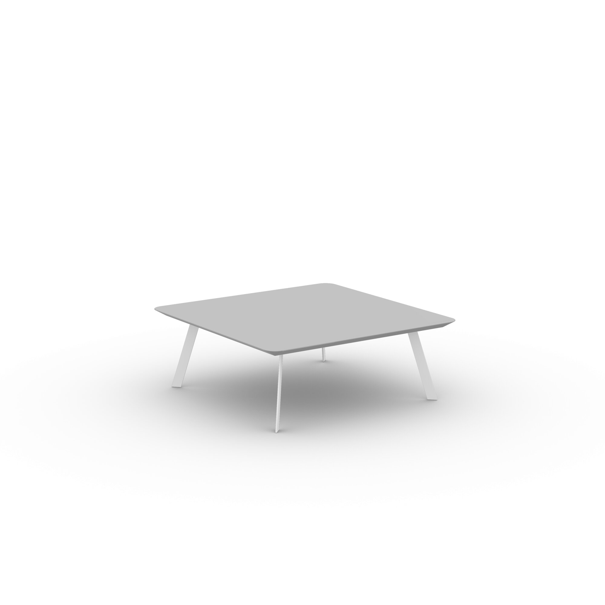 Design Coffee Table | New Co Coffee Table 90 Square White | HPL Fenix grigio efeso | Studio HENK| 